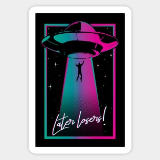 Later Losers! Spaceship Sticker